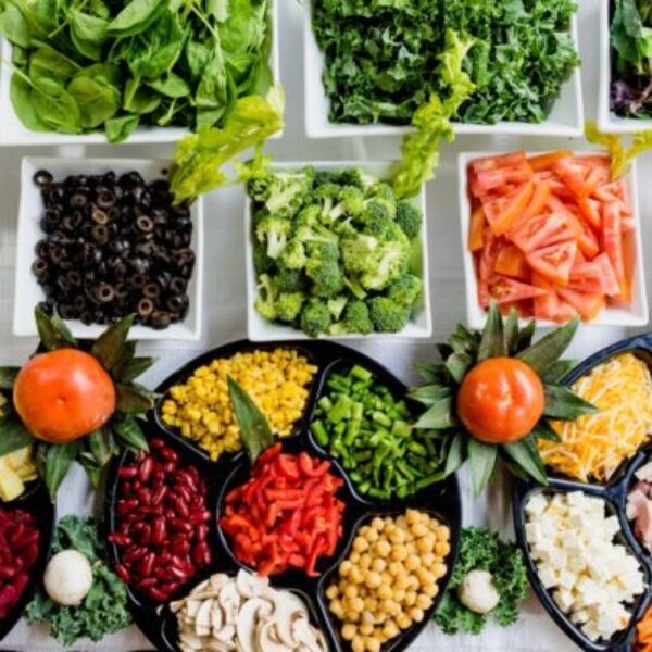 Image of a selection of plates of different foods