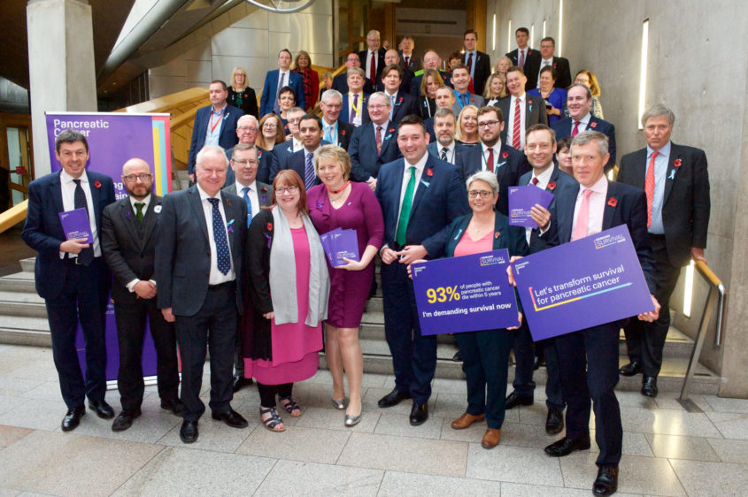 At the Scottish Parliament