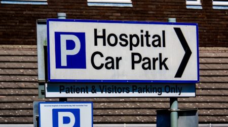 Hospital Car Park sign