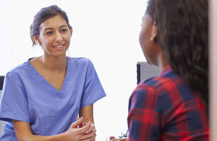 Patient Having Consultation With Doctor