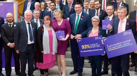 Supporters and MSPs at our parliamentary event