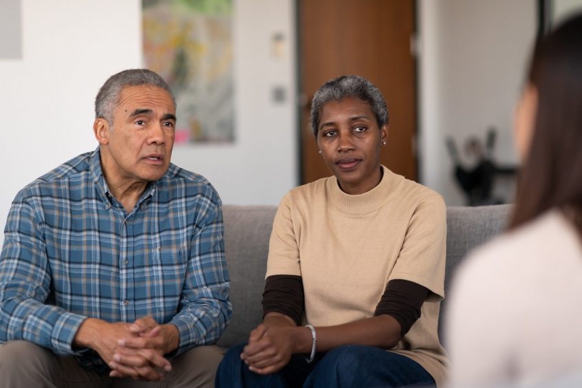 Couple at appointment