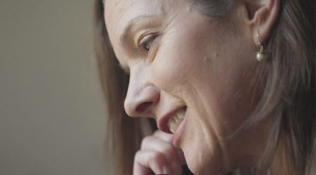 One of the Pancreatic Cancer UK Support Line specialist nurses on the phone