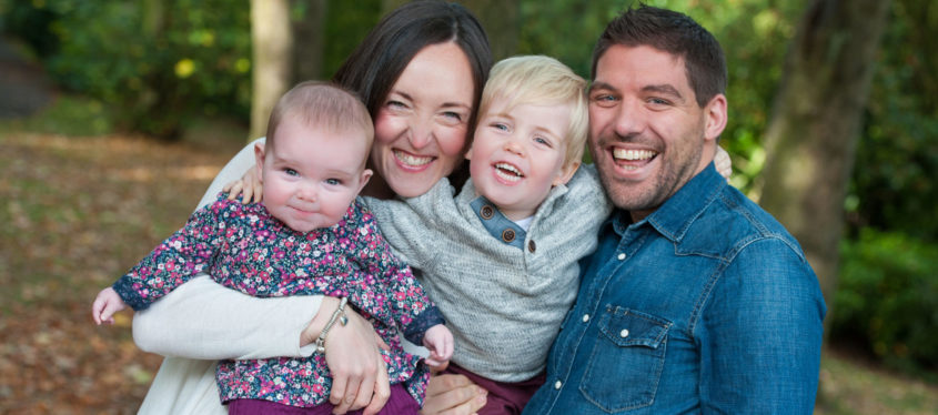 Alistair Dalton and his family