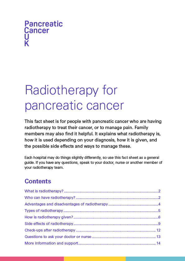 Page 1 radiotherapy fact sheet