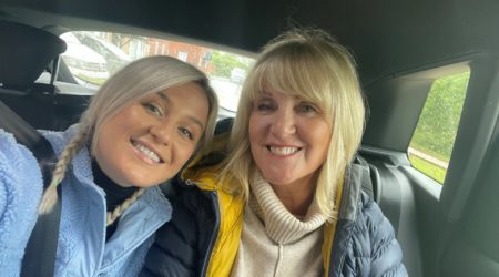 Georgia and her mum Mandy