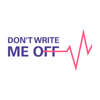 Don't Write Me Off campaign logo