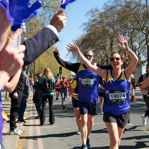Pancreatic Cancer UK runners at a running event