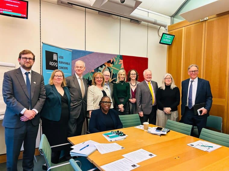 Members of the All-Party Parliamentary Group on Less Survivable Cancers