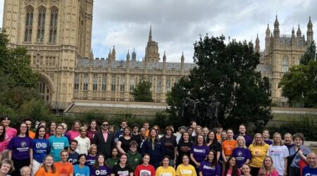 We joined the One Cancer Voice coalition outside the Houses of Parliament this summer