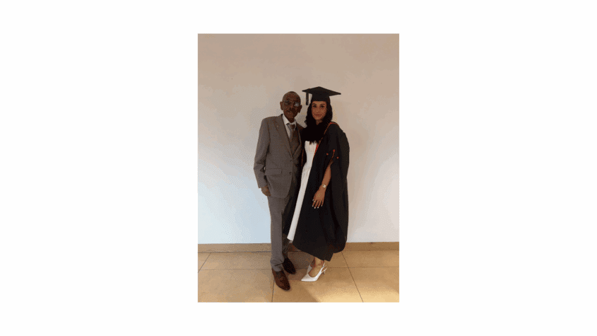 Steve at Courtney's graduation