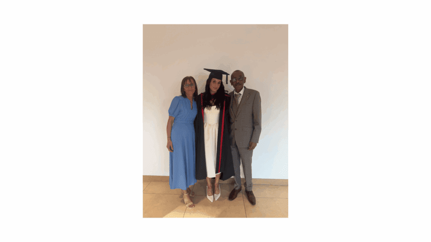 Steve at Courtney's graduation