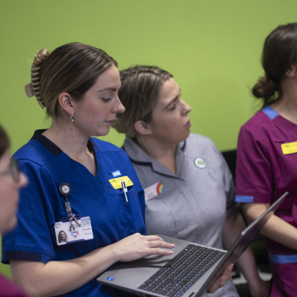 Health professionals having a meeting